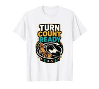 Turn Count Ready Danza Giri Ritmo Maglietta