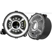 Turn Lampada Assy Fari Per Jeep Per Wrangler Per JL Per JLU Per Lo Sport Per Rubicon Per Sahara 2018 2019 2020 2 Pz Auto Fari A Led(RGB Headlight)