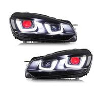 Turn Lampada Assy Fari Per VW Per Golf 6 MK6 2010 2011 2012-13-2014 Acqua Che Scorre Sfarfallio Luce Di Segnale Di Svolta Gruppo Faro Per Auto(B)