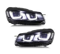 Turn Lampada Assy Fari Per VW Per Golf 6 MK6 2010 2011 2012-13-2014 Acqua Che Scorre Sfarfallio Luce Di Segnale Di Svolta Gruppo Faro Per Auto(A)