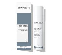 Turn Over 15 | Crema Notte Anti-Aging | 15% Acido Glicolico AHA | Esfoliante Viso Anti-Rughe & Macchie, Imperfezioni & Impurtà | Cura Concentrata Levigante & Purificante | 40ml | Dermaceutic