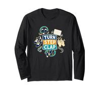 Turn Step Clap Passi di Danza e Ritmo Maglia a Manica