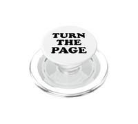 Turn the Page Book Lover Bookish Chapter Next New Beginnings PopSockets PopGrip per MagSafe