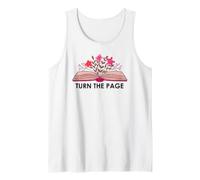 Turn The Page Book Lovers Reading Bookish Items Books Themed Canotta