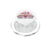 Turn the Page Book Lovers Reading Bookish Items Books Themed PopSockets PopGrip per MagSafe