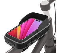 Turnaroundtech Borsa bici telaio Compatibile con smartphone fino a 7,5" Design ergonomico e resistente all'acqua Ideale per il ciclismo in montagna e urbano Scomparti sicuri e di facile accesso