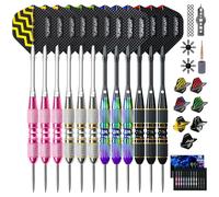 Turnart Freccette con punta in metallo, 12 pezzi