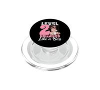 Turned 2 Years Like a Boss 2 ° compleanno Baby Boy Girl Kids PopSockets PopGrip per MagSafe