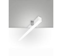 TURNER INCASSO A RASO BIANCO 29W 3000K 3470LM OPALE IP40 100CM