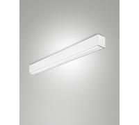 TURNER PLAFONIERA BIANCO A LED 29W 3000K 3470LM PRISMATIC IP40 100CM DIMMERABILE DALI
