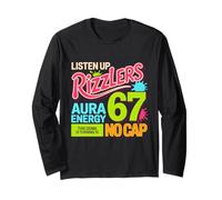 Turning 10 Ascolta Rizzlers Sigma 67 Aura 10° Compleanno Maglia a Manica