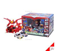 Turning Mecard MEGA EVAN DOUBLE PLUS SET Trasformatore Auto Rotante Robot Gio...