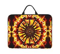 Turning the flame - Custodia per computer portatile da 14 pollici, con maniglia portatile, compatibile con computer e tablet da 14 pollici