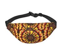 Turning the flame - Marsupio a tracolla grande, alla moda, da viaggio, casual, per ragazzi, adatto per sport, corsa, ciclismo, viaggi, pesca