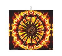 Turning The Flame Prints, tappetino assorbente da cucina, assorbente e antiscivolo, per stoviglie, piano di lavoro della cucina, lavello