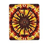 Turning The Flame - Tappetino per mouse per computer con cuciture anti-usura, testurizzato, impermeabile, con base in gomma antiscivolo, adatto per laptop, ufficio e casa, tappetino per mouse da