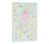 TURNOWSKY - Agenda Settimanale 13 Mesi Medium 2025-2026, Weekly Planner Università per Studenti e Docenti, con Segnalibro, Copertina Rigida e Grafiche a Fiori, 224 Pagine Colorate, 11,8x18 cm, Verde