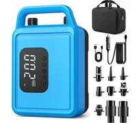 TURNRISE Pompa elettrica SUP 20 PSI, pompa ad aria con batteria ricaricabile da 15600 mAh, precisione intelligente di gonfiaggio/svuotamento fino a 0,01 bar, spegnimento automatico per tavole SUP