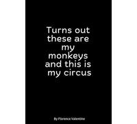 Turns out these are my monkeys and this is my circus notebook. A5. little tick boxes to make lists and notes. Journal. funny workbook.