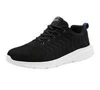 Turnschuhe Herren Traillaufschuhe Freizeit StraßEnlaufschuhe Slip-on Sneaker Leichtgewicht Outdoor GemüTlich Trainers Fashion Outdoor Schuhe Atmungsaktive Trail Running Trekkingschuhe, blu, 44 EU