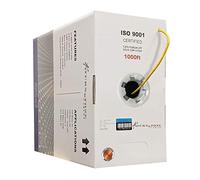 Turnstone Cables Cavo Cat6 Plenum (CMP) 300 m, 23 AWG | 100% rame nudo solido | 550 MHz | Cavo Ethernet non schermato Twisted Pair (UTP), disponibile in 10 colori