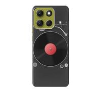 Turntable Vinyl Record Player Graphic Case Cover Custodia per Motorola Moto G86