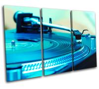 Turntables DJ Urban Club Record Player Decks Music Canvas Artwork Print Photo