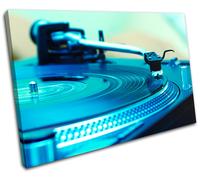 Turntables DJ Urban Club Record Player Decks Music Canvas Artwork Print Photo