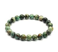 Turquoise 8mm Round Bead Bracelet