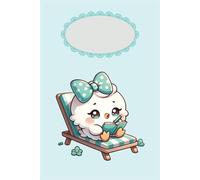 Turquoise Kawaii Chicken Journal - Cute Blue Diary For Girls, Boys, Teens, Women And All Chick Lovers: 110 Blank Lined Wide Ruled Pages | 6x9 Inch | ... Thoughts, Prayers, Reflection & Gratitude