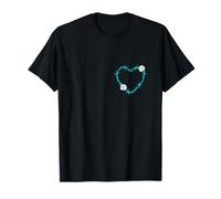 Turquoise Love? That's A Touchy Subject... Grafica turchese Maglietta