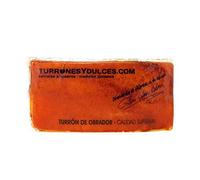 Turron spagnolo di Yema Tostada 300 g artigianale, fatto a mano con mandorle di alta qualità in Jijona, Espagna.