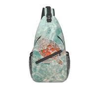 Turtle 06 Borsa a tracolla tartaruga Zaino a tracolla tartaruga marina Zaino da giorno Zaino casual Borsa da trekking Borsa da spiaggia