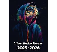 Turtle 2 Year Weekly Planner: 104 Week Sunday to Saturday Calendar | Gift For People Who Love Reptiles, Tortoise Lovers | Ideal for Professionals, Students, and Busy Individuals | 8.5 x 11 Inches | v1