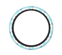 Turtle and Fish - Coprivolante per auto, unisex, elastico, antiscivolo, traspirante, in seta, universale, 38,1 cm, adatto per auto, SUV, camion