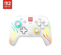 Turtle Beach Afterglow Wave Bianco Controller da gaming RGB wireless con licenza ufficiale per Nintendo Switch 2