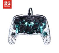 Turtle Beach Afterglow Chiaro controller da gaming RGB cablato con licenza ufficiale per Nintendo Switch 2