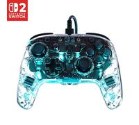 Turtle Beach Afterglow Chiaro controller da gaming RGB cablato con licenza ufficiale per Nintendo Switch 2