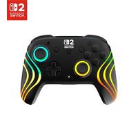 Turtle Beach Afterglow Wave Nero Controller da gaming RGB wireless con licenza ufficiale per Nintendo Switch 2