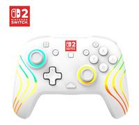 Turtle Beach Afterglow Wave Bianco Controller da gaming RGB wireless con licenza ufficiale per Nintendo Switch 2