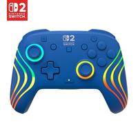 Turtle Beach Afterglow Wave Blu Controller da gaming RGB wireless con licenza ufficiale per Nintendo Switch 2