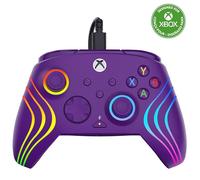 Turtle Beach Afterglow Wave Controller Gamepad RGB cablato viola - Con licenza per Xbox Series XS, Xbox One e Windows - Pulsanti programmabili, grilletti effetto Hall, controlli audio
