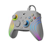 Turtle Beach Afterglow Wave Controller Gamepad RGB cablato grigio - Con licenza per Xbox Series XS, Xbox One e Windows - Pulsanti programmabili, grilletti effetto Hall, controlli audio