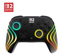Turtle Beach Afterglow Wave Nero Controller da gaming RGB wireless con licenza ufficiale per Nintendo Switch 2