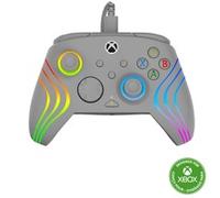 Turtle Beach Afterglow Wave Controller Gamepad RGB cablato grigio - Con licenza per Xbox Series XS, Xbox One e Windows - Pulsanti programmabili, grilletti effetto Hall, controlli audio