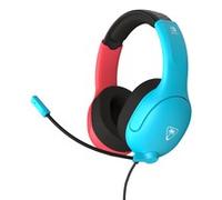 Turtle Beach Cuffie da gioco cablate Airlite Fit blu e rosse con licenza ufficiale per tutti i Nintendo Switch - Microfono flip-and-mute, padiglioni auricolari dal comfort superiore