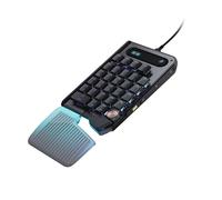 Turtle Beach Command Series KP7 - Tastiera da gioco, design compatto, scatto rapido, interruttore effetto hall, rotella di scorrimento programmabile, 8K, tasti PTT doppio, illuminazione RGB