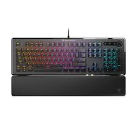 Turtle Beach Vulcan II - Full-Size PC Gaming Keyboard, Titan II Mechanical Switches, Customizable RGB Illuminated Keys, Detachable Palm Rest, Media Controls, Aluminum Top Plate, Numpad - Black