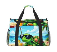 Turtle Beach Paradise - Borsone da viaggio impermeabile, compatto, per sport, palestra e fine settimana, per uomini e donne