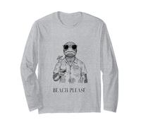 Turtle Beach Please Summer Vibe, Sarcasmo umoristico per Adulti Maglia a Manica